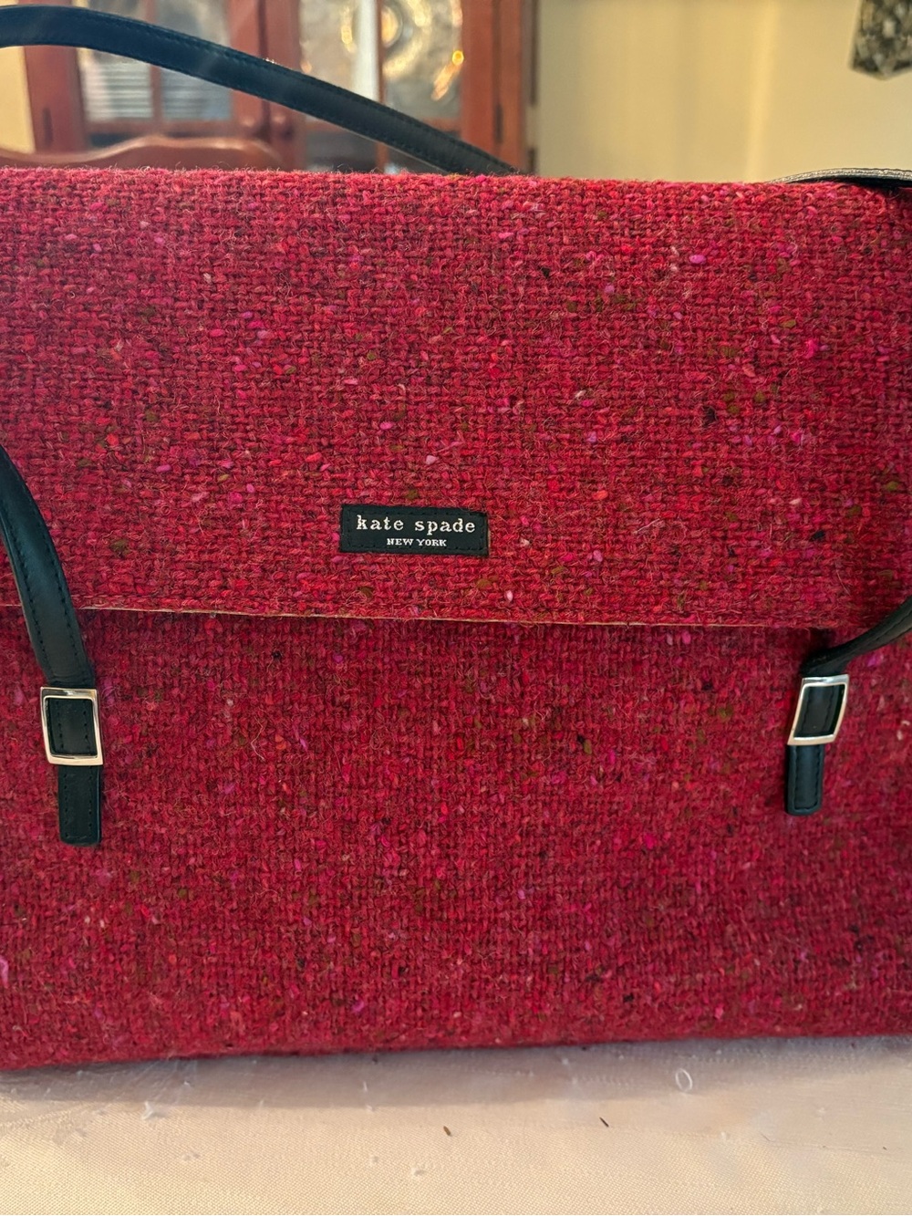 Vintage Kate Spade Tweed Handbag